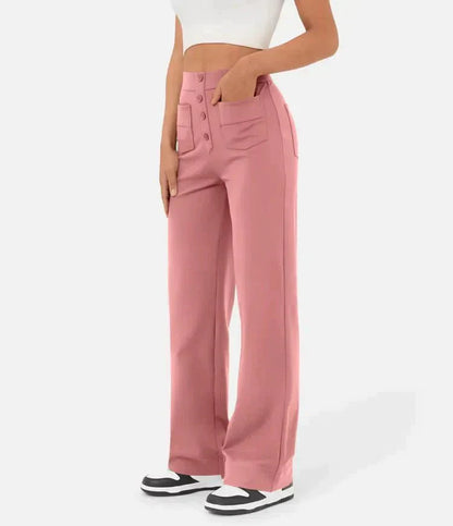 Prachtige Luna I High-Waisted Elastische Casual Broek
