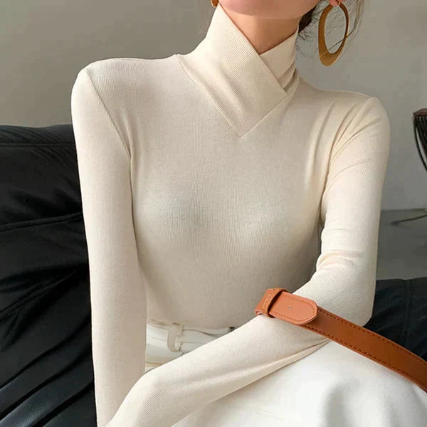 Vrouwelijke Coltrui Elegante Zacht - Mode Vibes