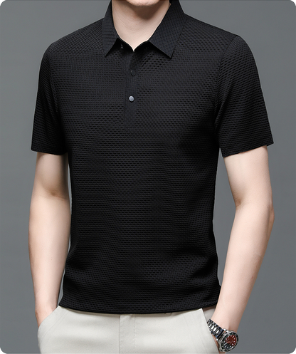 Heren Polo Shirt Ademend Mesh Matteo