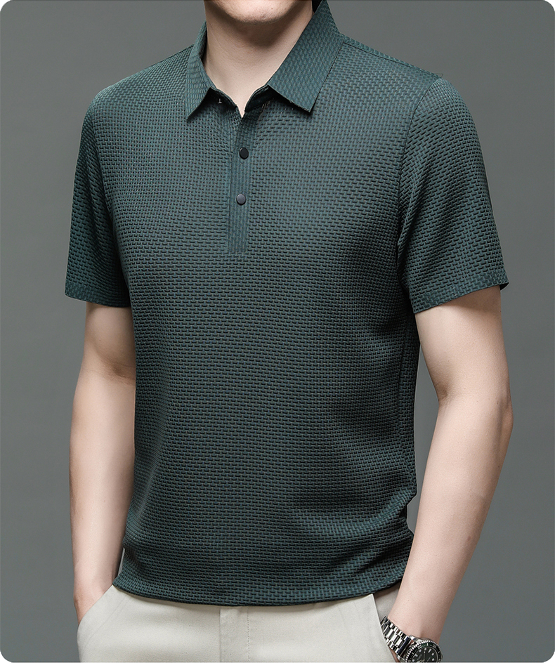 Heren Polo Shirt Ademend Mesh Matteo