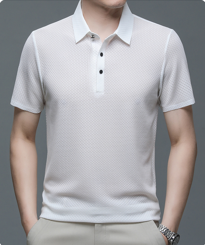 Heren Polo Shirt Ademend Mesh Matteo