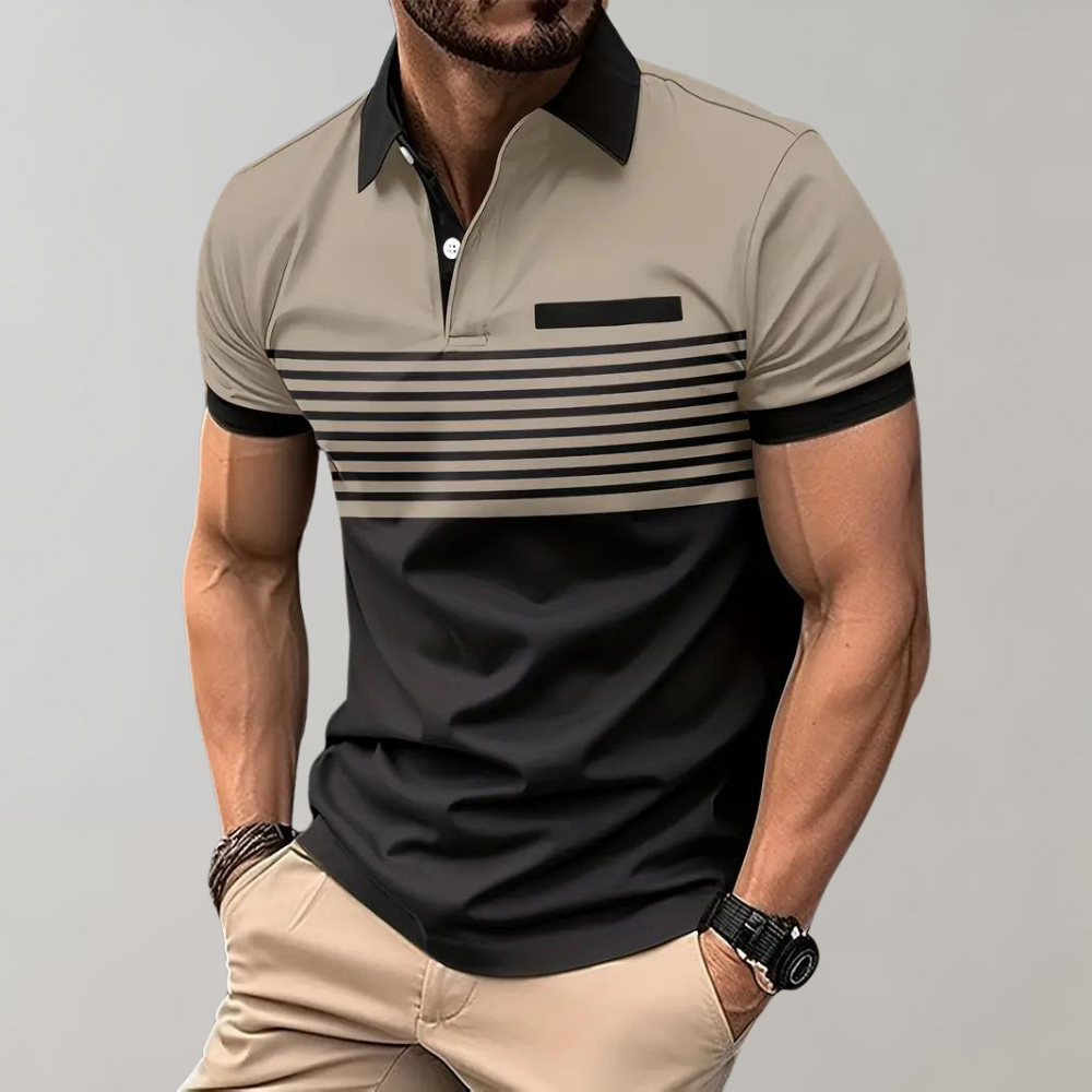 Desiderius – Moderne Zachte Zomer Poloshirt voor Heren