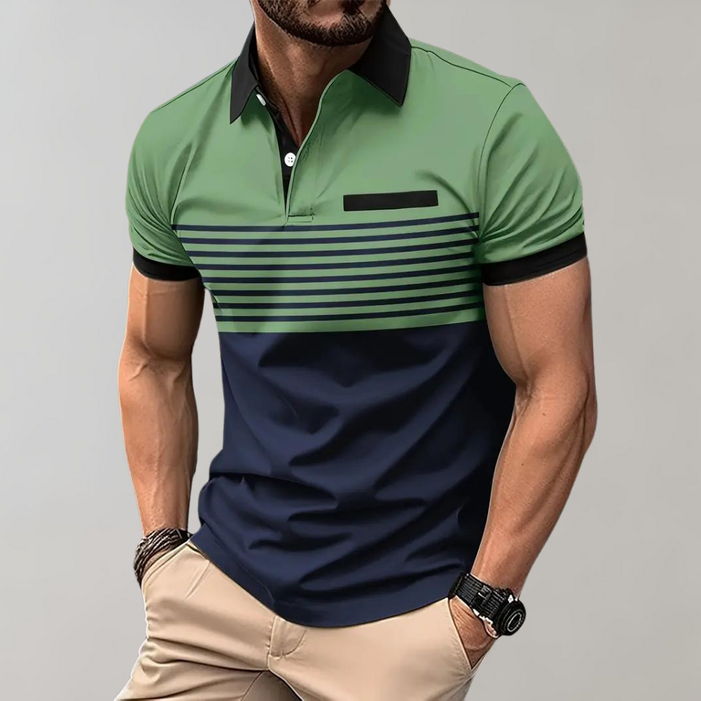 Desiderius – Moderne Zachte Zomer Poloshirt voor Heren