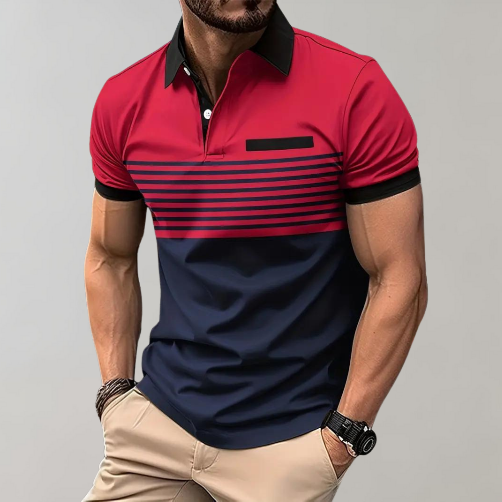 Desiderius – Moderne Zachte Zomer Poloshirt voor Heren