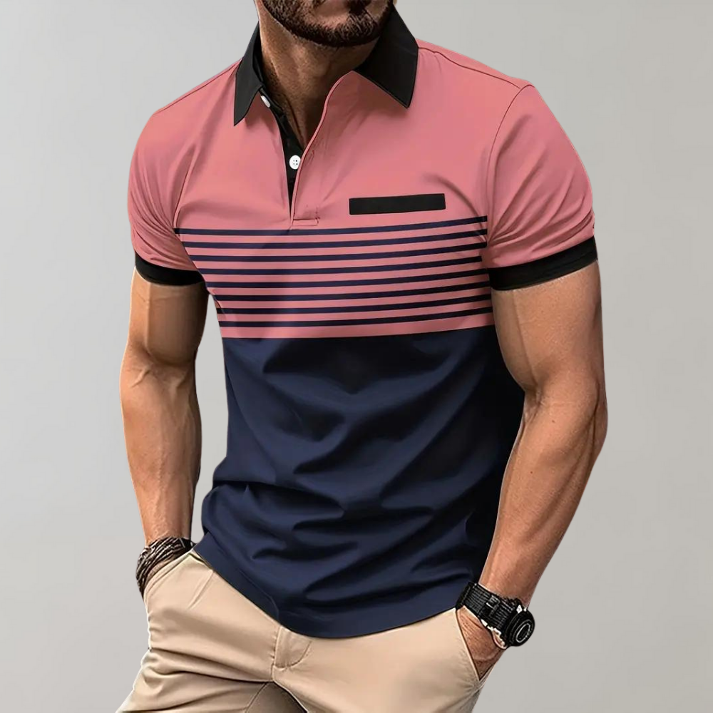 Desiderius – Moderne Zachte Zomer Poloshirt voor Heren