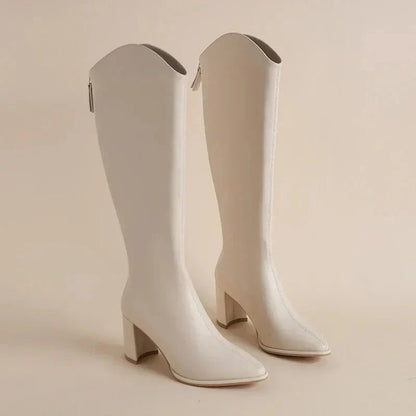 Adeline | Stivali Alti Donna Eleganti con Punta Appuntita per Look Casual e Formale 5