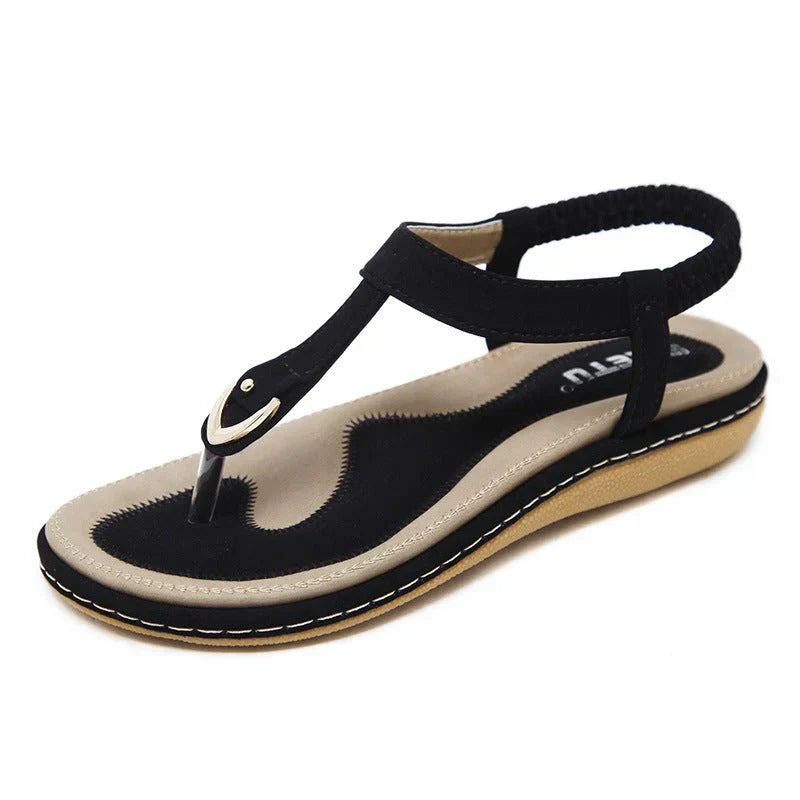 Dames Zomersandalen Lichte Platte Comfortabele Elodie