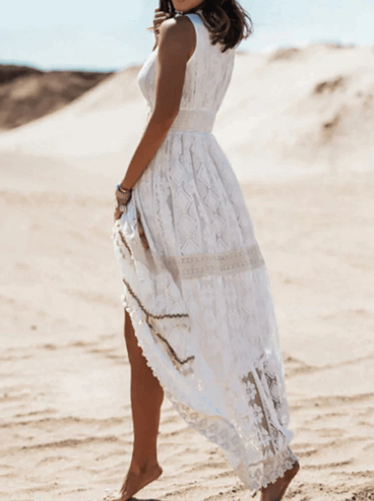 Paige Boho-Spitzenkleid