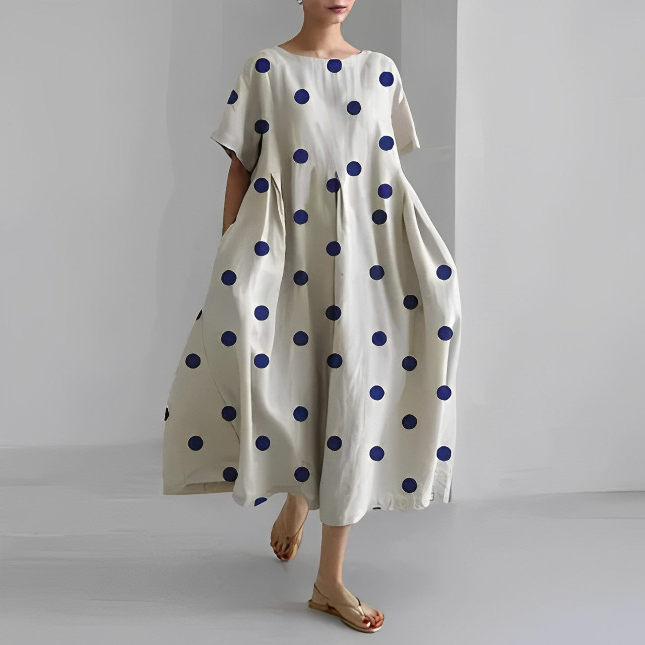Ronja Lose Bedrucktes Kleid
