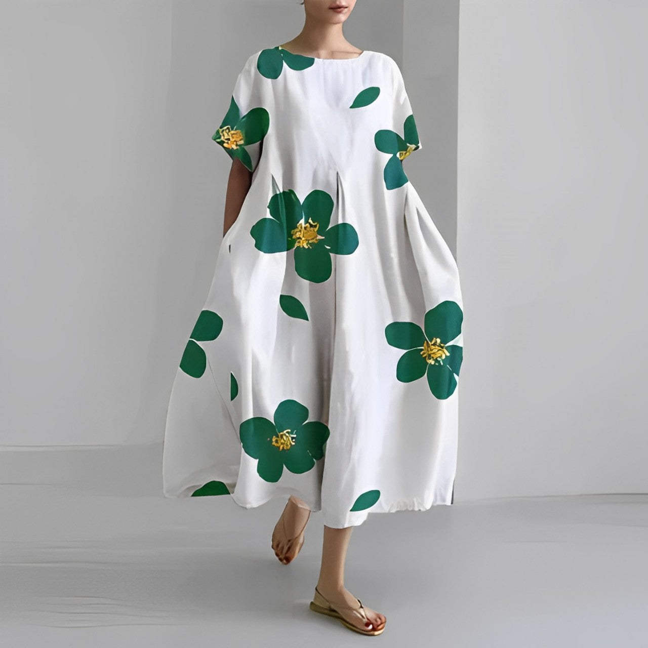 Ronja Lose Bedrucktes Kleid