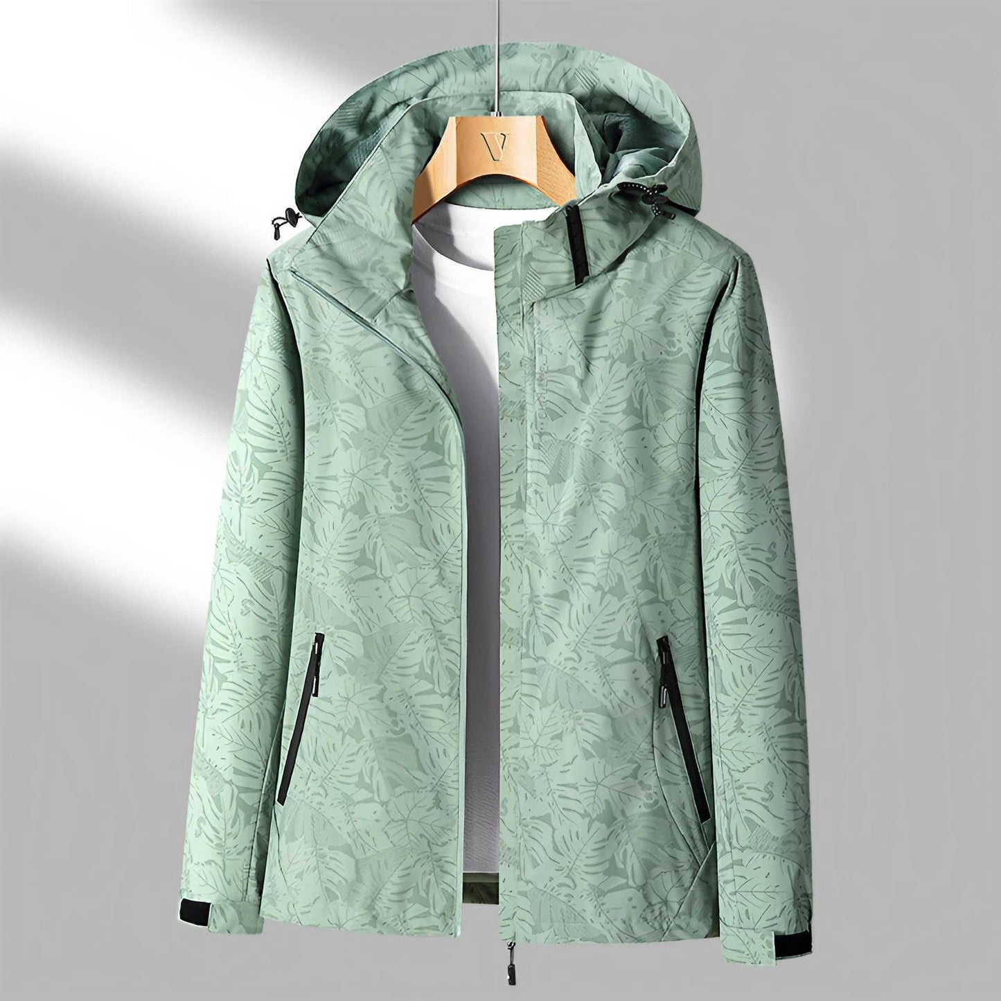 Dames Hooded Jacket Waterdicht Ritsjas Modern Design - Mode Vibes