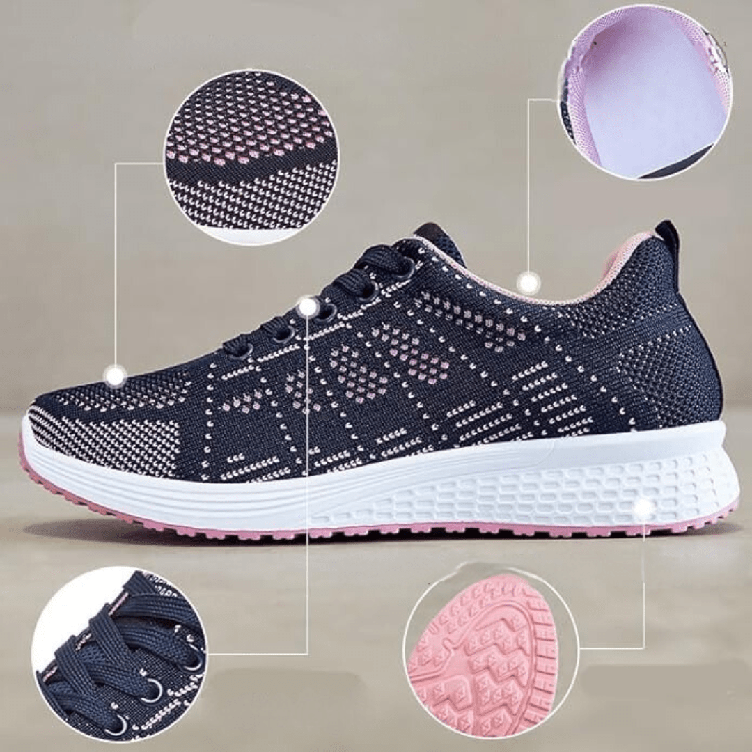 Naisten Rento Hengittävä Sneakers - EmiyoSuomi - Sandaalit