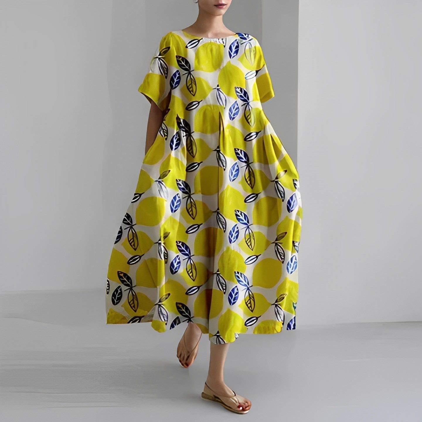 Naomi | Abito Donna Maxi Dress Boho Floreale-5