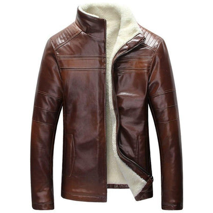 Leren Herenjas Stijlvol Western Design Nash - Mode Vibes