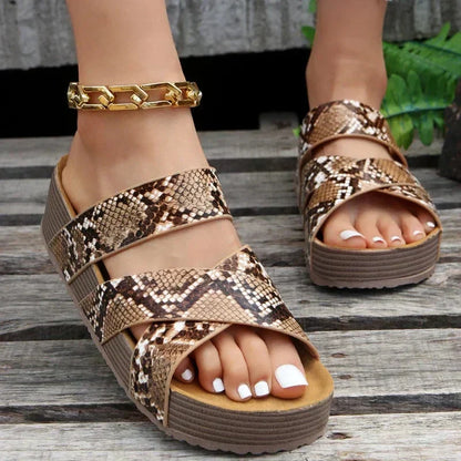 Dames Sandalen Gevlochten Stijl