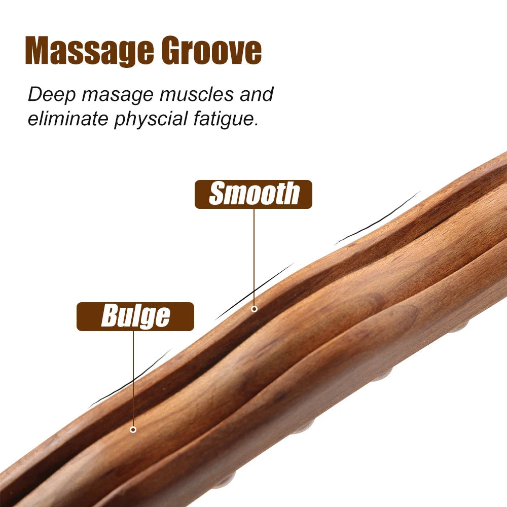 Gua Sha Stok van Hout voor Gezichtsmassage
