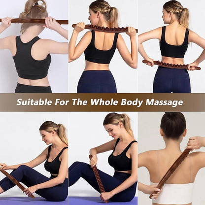 Gua Sha Stok van Hout voor Gezichtsmassage