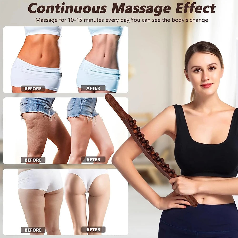 Gua Sha Stok van Hout voor Gezichtsmassage