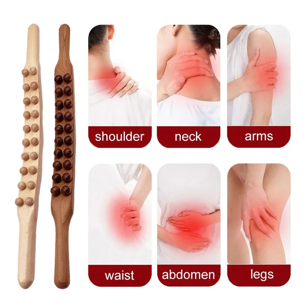 Gua Sha Stok van Hout voor Gezichtsmassage