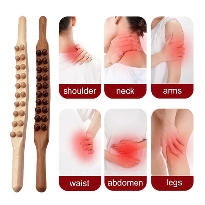 Gua Sha Stok van Hout voor Gezichtsmassage