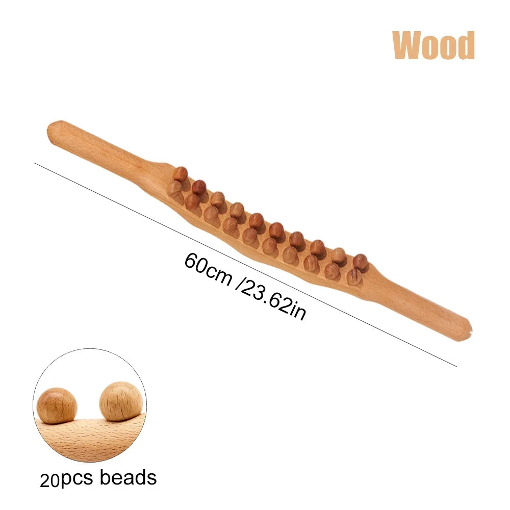 Gua Sha Stok van Hout voor Gezichtsmassage