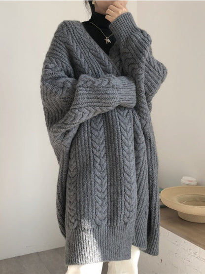 Nikki | Comfortabel lang dames vest in de kleur Donkergrijs voor dames in Smart-casual stijl ideaal voor de winter