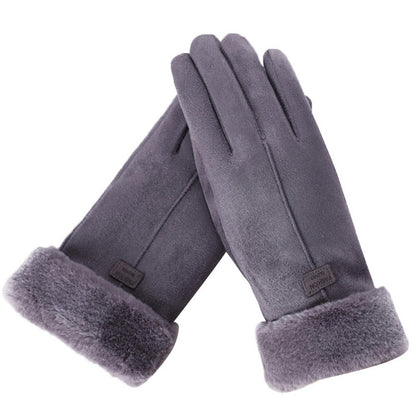 Nina | Heerlijk warme handschoenen in de kleur Blauw voor dames in Lounge stijl ideaal voor de winter