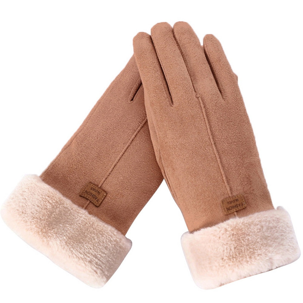 Nina | Heerlijk warme handschoenen in de kleur Blauw voor dames in Lounge stijl ideaal voor de winter