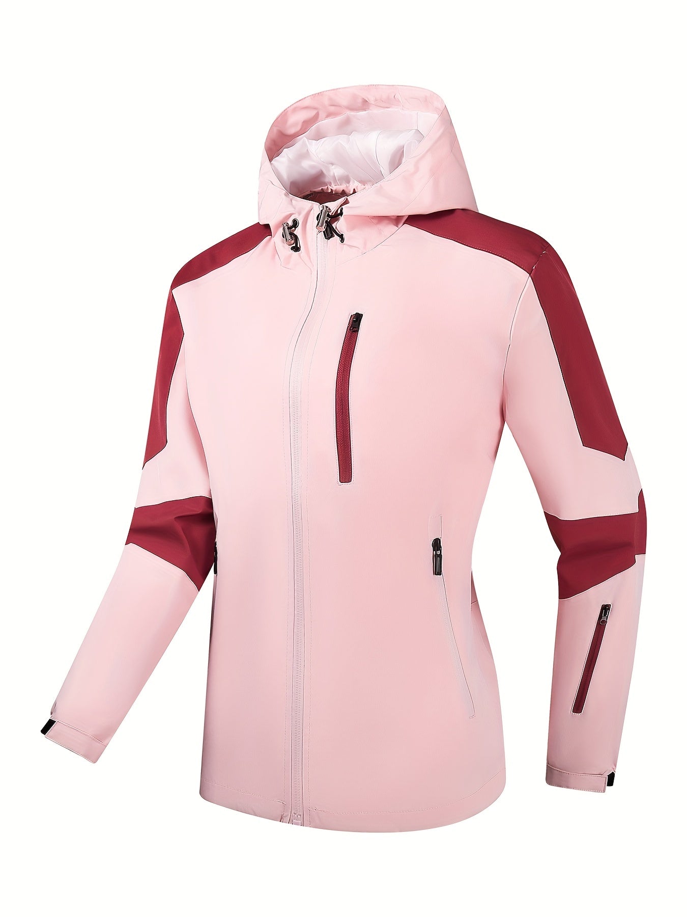 Dames Outdoorjas Waterdicht met Capuchon en Ritszakken - Mode Vibes