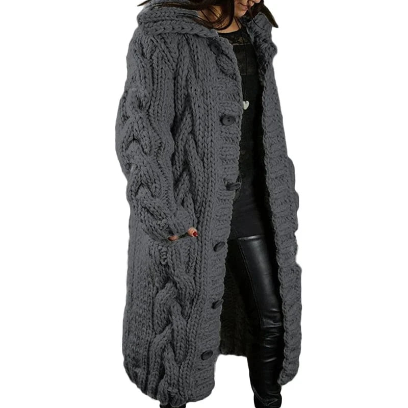 Dik Gebreid Vest voor Dames Stijlvol Warm - Mode Vibes