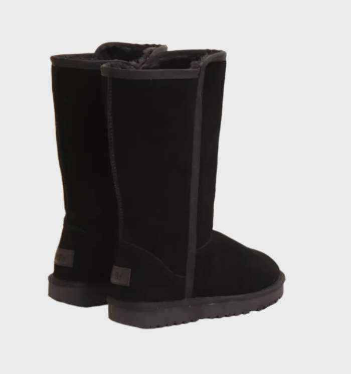 Sheepskin Laarzen Warm Waterdicht Suède Ritssluiting - Mode Vibes