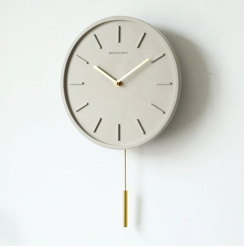 Wandklok Metalen Slinger Industrieel Design - Mode Vibes