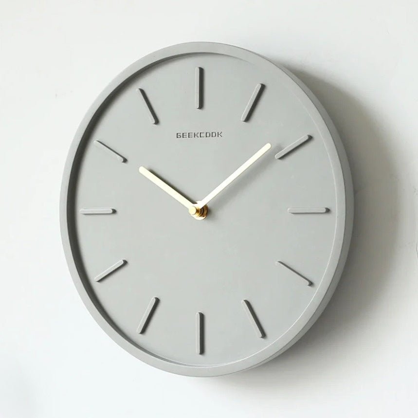 Wandklok Metalen Slinger Industrieel Design