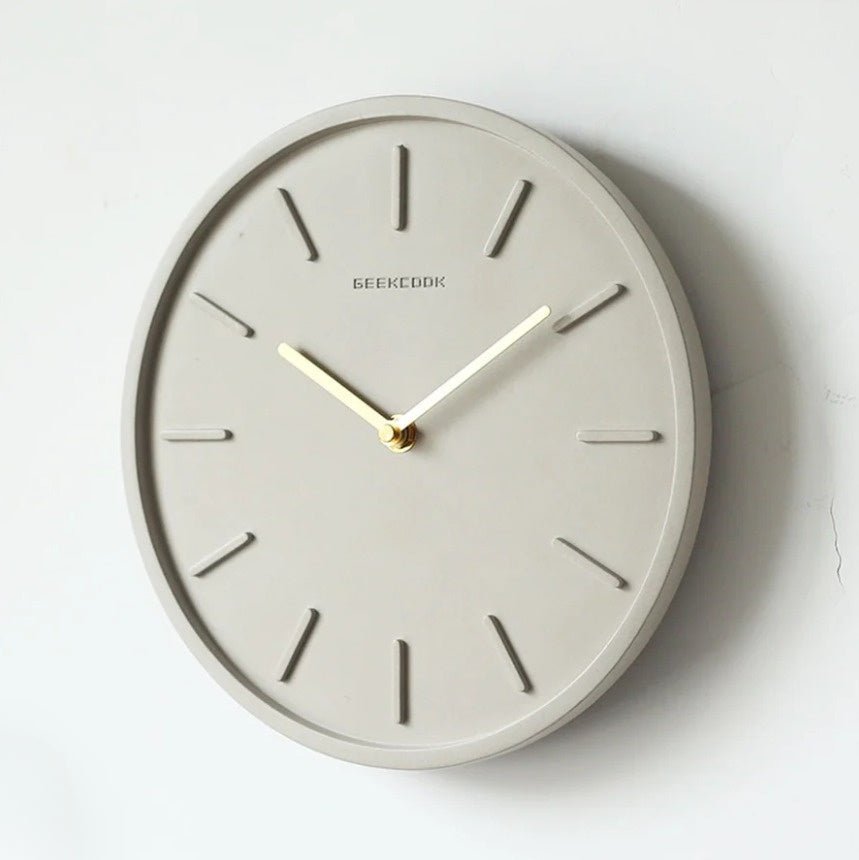 Wandklok Metalen Slinger Industrieel Design
