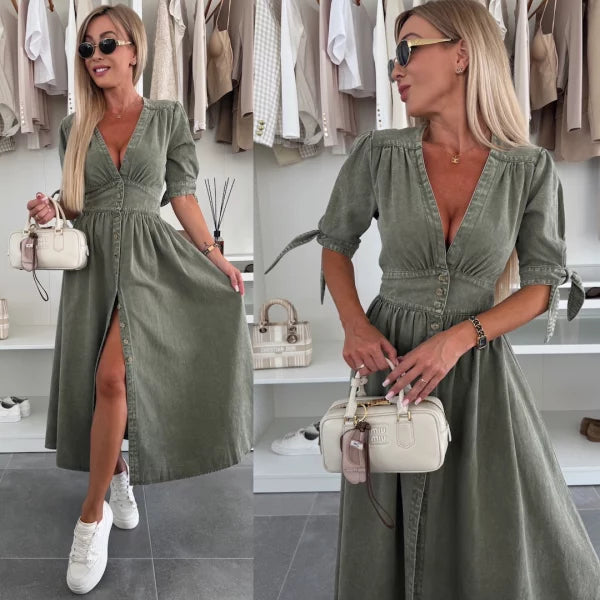 Clarissa | Abito in denim alla moda