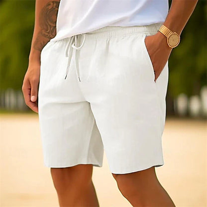 Heren Linnen Short Zomerse Casual Broek - Mode Vibes