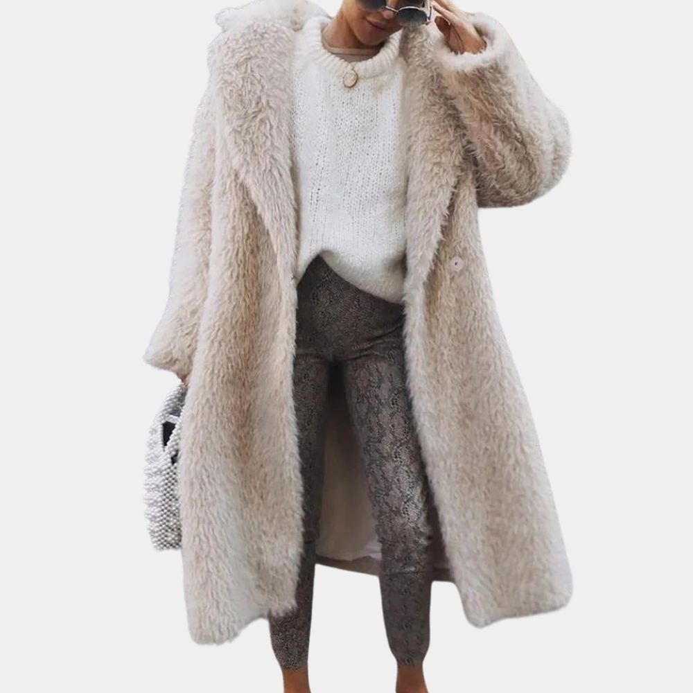 Teddy Jas Lange Zacht Comfy Damesjack - Mode Vibes