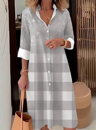 Overhemdjurk Elegante Vrouwelijke Stijl