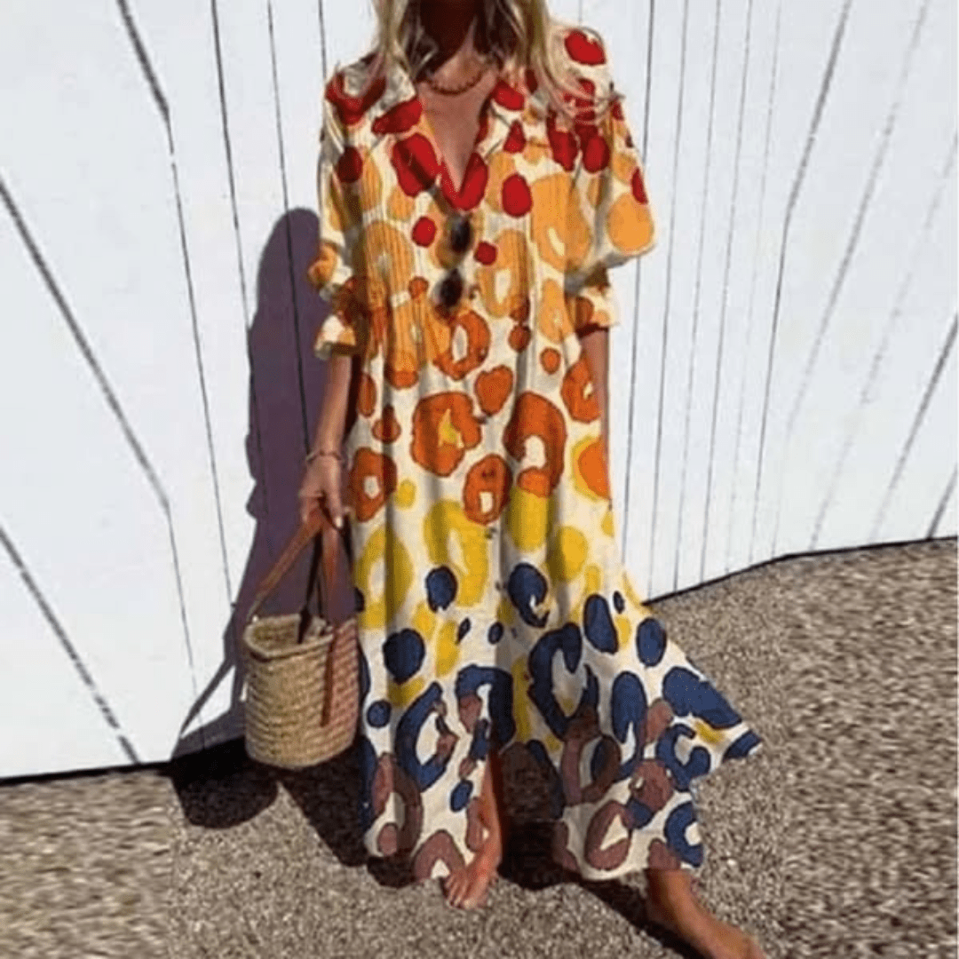 Dames Boho Jurk Losvallend Model