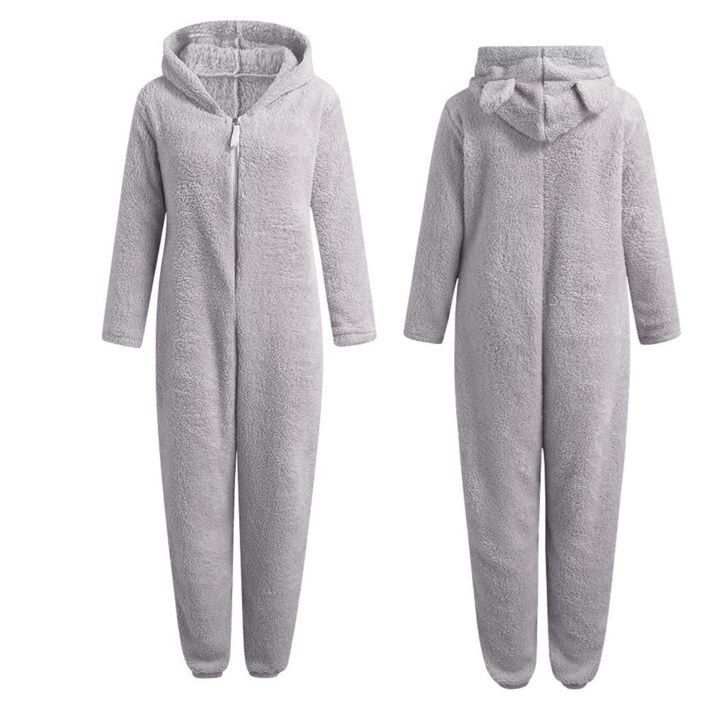Zachte Fleece Onesie met Beren voor Volwassenen