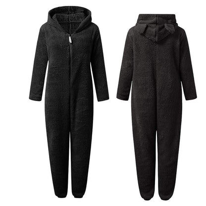 Zachte Fleece Onesie met Beren voor Volwassenen