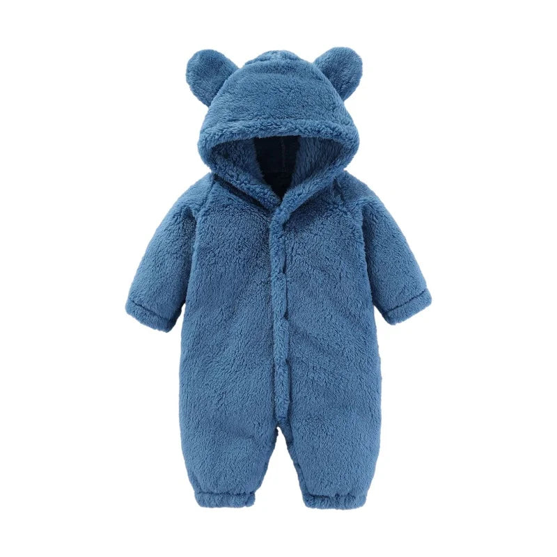 Teddy Onesie voor Kinderen – Zacht Fleece Kleding met Oortjes