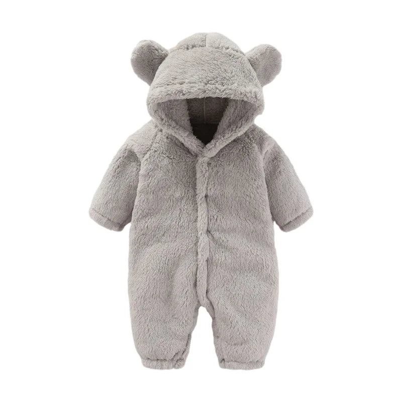 Teddy Onesie voor Kinderen – Zacht Fleece Kleding met Oortjes