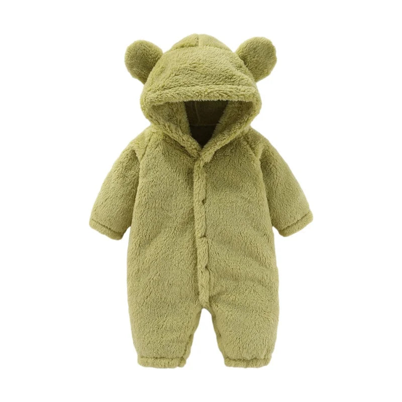 Teddy Onesie voor Kinderen – Zacht Fleece Kleding met Oortjes