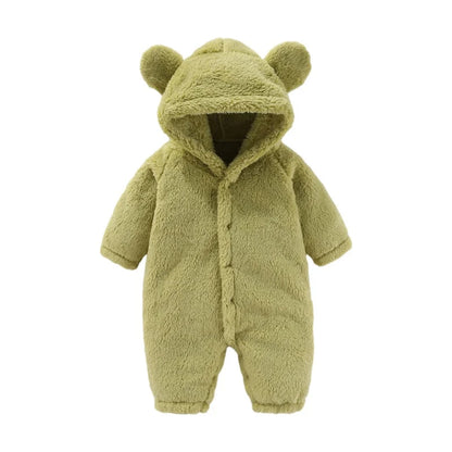 Teddy Onesie voor Kinderen – Zacht Fleece Kleding met Oortjes