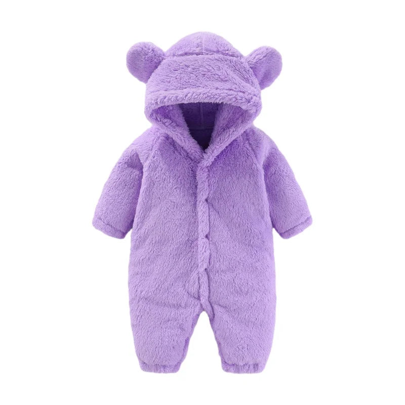 Teddy Onesie voor Kinderen – Zacht Fleece Kleding met Oortjes