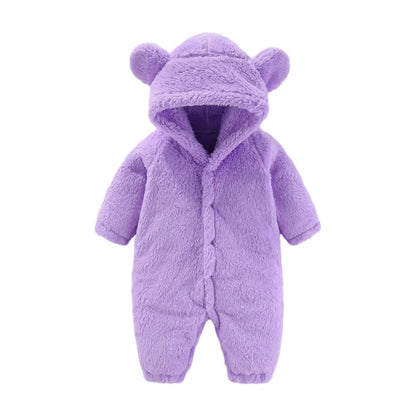 Teddy Onesie voor Kinderen – Zacht Fleece Kleding met Oortjes