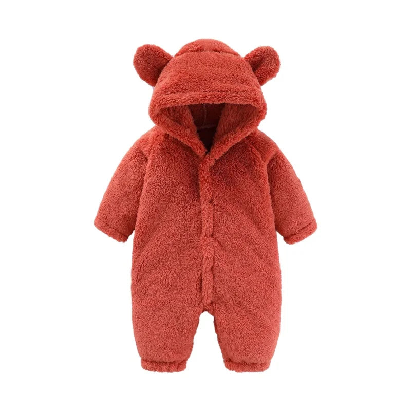 Teddy Onesie voor Kinderen – Zacht Fleece Kleding met Oortjes