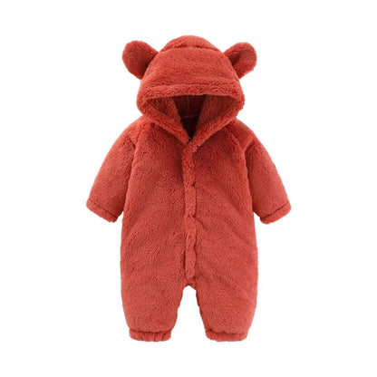 Teddy Onesie voor Kinderen – Zacht Fleece Kleding met Oortjes