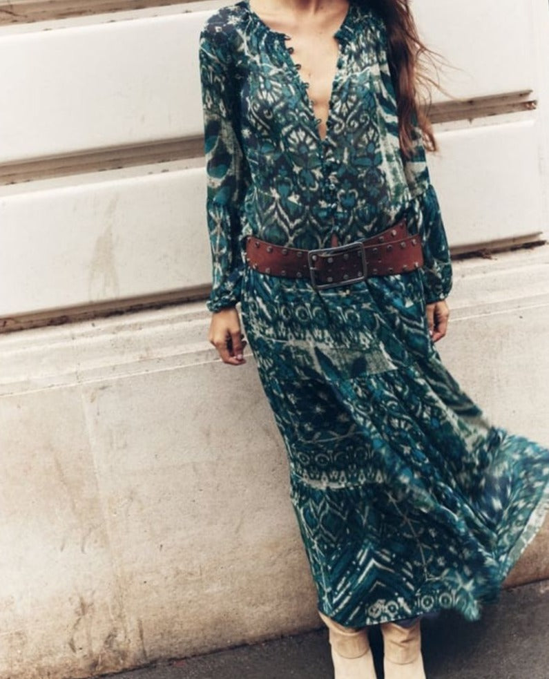 Vrouwelijke Lange Rok Set Zomer Jurk Outfit - Mode Vibes